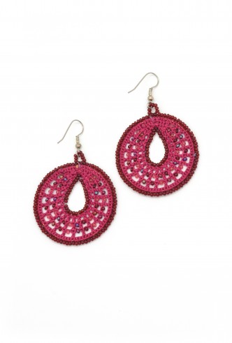 Crochet Hoop Earrings Crochet Hoop Earrings